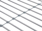 METAL BUNK BED WITH TRUNDLE SILVER W311120501