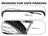 3-in-1 Heavy-Duty Bike Cargo Trailer - Upgraded 20"x2.6" Wide Fat Tires, 150lbs Capacity, Steel 35830980