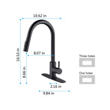 Touch Kitchen Faucet with Pull Down Sprayer-Matte Black 10505182