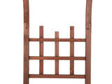 6.8FT Wooden Arch with Bench for 2 People, Garden Arbor Trellis for Climbing Plant, Outdoor Garden 45167826