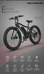 ZUN AOSTIRMOTOR New Fat Tire Adults Electric Bicycle 26 In. Electric Mountain Bike 36V 13AH S07-P（No 46460346