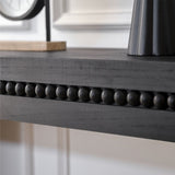 Convenience Concepts Wood Console Table/Desk with Real Wood Beads Decoration W2729P198987