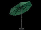 14.8 Ft Double Sided Outdoor Umbrella Rectangular Large with Crank W640P234562