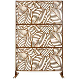 Outdoor & Indoor Privacy Metal Privacy 76" H48" W, Freestanding Decorative Privacy W465P193237
