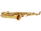 Stylish Mid-range Alto Drop E Lacquered Golden Saxophone Painted Golden Tube with Carve Patterns 26408580