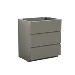 ZUN Alice-30F-102,Floor cabinet WITHOUT basin, Gray color, With three drawers, Pre-assembled W1865107751