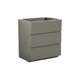 ZUN Floor cabinet WITHOUT basin,Gray color,With three drawers 19538246