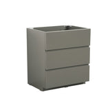 ZUN Floor cabinet WITHOUT basin,Gray color,With three drawers 19538246