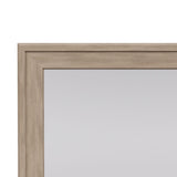 Sand Colored Rectangle Wood Mirror B2699P266475
