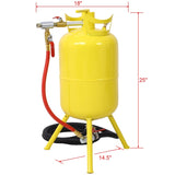 Portable 5-Gallons Air Sand Blaster Handle Sandblasting 5-Gal Air Media Abrasive Blasting Tank W46577220