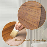 53.2in Modern Minimalist Wooden Console Table Circular Base Wooden Console Table Elegant W2729P270750