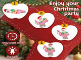 5.9 ft Pre-Lit Christmas Inflatable with Hawaiian Santa and Flamingo Float, Built-in LEDs, 22467841