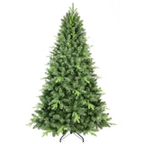 Artificial 7.5ft Green Christmas Tree with 2155PVC/Hard Needle Mixed Branch Tips, memory wireiron 08118047