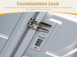 28" Large Suitcase, ABS Hardshell, Upgraded Crack-Resistant Iron Handle, Combination Lock, 360&deg W2787P536189
