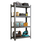 4-Tier Adjustable Metal Shelf, For Garage, Shed, Supermarket, Living Room, Multi-Purpose 05707315