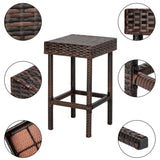 Bar Stool-Table and Chair Set of 4 Brown Gradient 99689671
