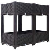 Planter Raised Beds - Elevated Planter Garden Box with Drainage Plug Raised Garden Beds for W465P187500