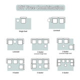 Compression Sofa,Convertible Floor Sofa Bed with Fixed-Shape Frame,Single Seater Boneless Modular 80305755