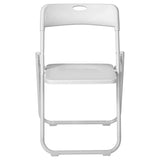 10 Pack Plastic Folding Chairs, Stackable Commercial Chairs, Portable Event Seats Indoor Outdoor for 43466408