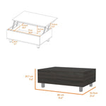 ZUN Boston Lift Top Coffee Table B128P148665