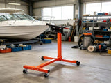 750 lbs Engine Stand Rotating 3/8 Ton with 360 Degree Adjustable Head 4 Caster 4 Adjustable Arms for 68850636