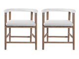 24.5'' Seat Height Bar Stools with Back, Comfortable Counter Stools for Kitchen Island/Dining Room, N780P354190D