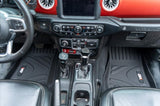 MKR Waterproof and Stain-resistant TPE Car Floor Mats Black 3 PCS For Jeep Wrangler JL 2018 4 Doors W2801P279860