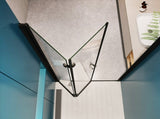 1 3/8" adjustment,universal pivot shower door, with 1/4" tempered glass finish 3072 W2122131059