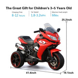 12V Kids Electric motorcycle ,ride on motorcycle,Three lighting wheels Kids electric toys Boys Girls W1760110300