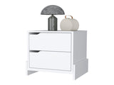 Ralston 2-Drawer Nightstand in White B062111737