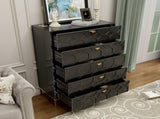 Wooden 5-Drawer Storage Cabinet Table T3609P482849