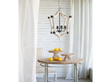 4 - Light Wood Chandelier, Hanging Light Fixture with Adjustable Chain for Kitchen Dining Room Foyer W2078138927