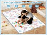 Waterproof Unicorn Print Baby Playpen Mat Roll-Up Portable Foam Mat for Indoor Outdoor Crawling & 66440538