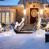 5ft Lighted Christmas Tree - 454 Dazzling LEDs, Star Topper, Wind/Snow/Sunproof, Indoor/Outdoor 46785770
