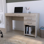 ZUN Austin Writing Computer Desk, Two Drawers, One Cabinet B128P148866