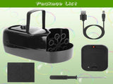 Bubble Maker Automatic Bubble Blower Portable Bubble Blowing Machine with 2 Speeds Handle 3000-4000 91187611