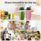 Smoothie Blender, Personal Blender for Smoothies, Shakes and Nutrient Extractions with BPA-Free 21139935