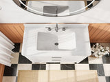 Fully Assembled 36'' White Freestanding Single Sink Bathroom Vanity with 2 Handle Sets and W1826P439634