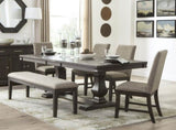 Traditional Style Wood Framed 1pc Bench Upholstered Naihead Trim Wire Brushed Rustic Brown Finish B01161312