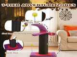 Wizard Hat Cat Scratching Post with Spring Ball Toy for Indoor Cats, Halloween Spooky Cat Scratcher, 45906745