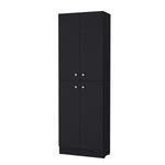 ZUN Cameron Pantry Cabinet with 4 doors and 5 hidden shelves B128P189935