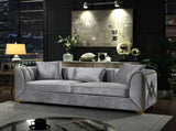 Velencia Modern Style Sofa made with wood in Silver B009139136