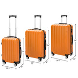 3-in-1 Multifunctional Large Capacity Traveling Storage Suitcase Luggage Set Orange 97788148