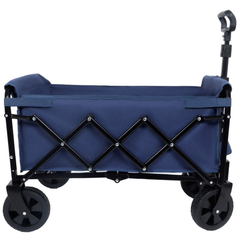 Expandable Dual-Layer Utility Wagon with 100% Extra Space - Grocery Cart for Camping, Shopping, 64718795