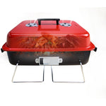 ZUN Barbecue Grill Charcoal with Lid Portable Folding Small BBQ Grill for Outdoor Grilling Cooking 41297634