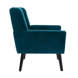 Modern Soft Velvet Material Ergonomics Accent Chair Living Room Chair Bedroom Chair Home Chair With W676P313941