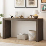 U_STYLE Modern Style Console Table made of Paulownia Solid Wood Veneer,Suitable for Foyer, Living N711P205930N