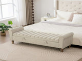 65.75" Wide Modern Upholstered Storage Bench 27861716
