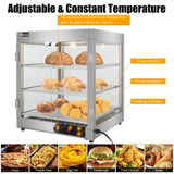 110.00V 800.00W Three Layers Stainless Steel Color Stainless Steel/Tempered Glass Warming Cabinet 18297075