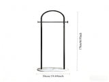 Clothing Rack, Golden Metal Freestanding Heavy Duty Clothes Rack with Marble Base, Multipurpose 92473951